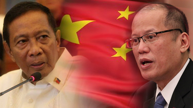 STARK DIFFERENCE. Vice President Jejomar Binay takes a different position on China compared to President Aquino's aggressive stance. 