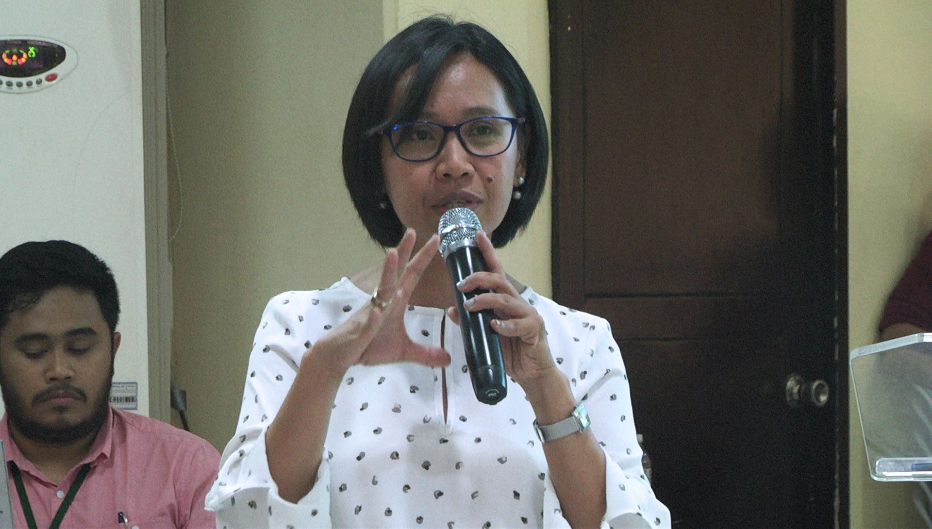 Director Ronilda Co of the DepEd Disaster Risk Reduction and Management Services Office