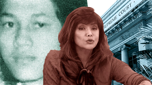 SPARED BY TECHNICALITY. The Supreme Court in 2006 voided a lower court proceedings that sought to compel Imee Marcos pay $4 million in damages for the "wrongful death" of student Archimedes Trajano. Photo of Imee Marcos by Darren Langit, and Supreme Court facade by LeAnne Jazul 