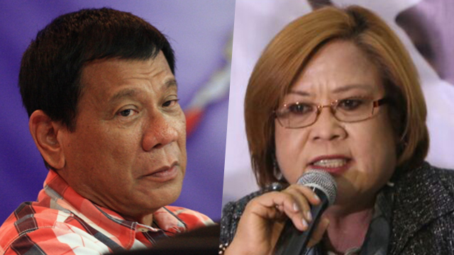 SENATE APPROVAL. Senator Leila de Lima tells President Rodrigo Duterte that he could not unilaterally withdraw from the International Criminal Court, saying the Senate has to approve it first.  
