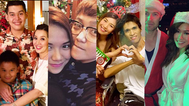 CHRISTMAS 2014. Stars celebrate with friends, family, and loved ones. All screengrabs from Instagram 