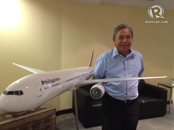 THE WORK AHEAD. “We need to see how we can reduce the impact of over purchasing airplanes. We have to do something about it,” PAL President Jaime Bautista says. Photo by Mick Basa / Rappler