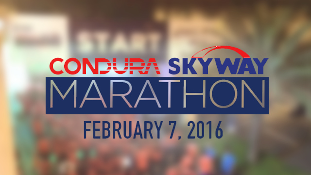 Photo from the Condura Skyway Marathon FB page 