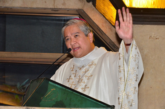 CBCP HEAD. Lingayen-Dagupan Archbishop Socrates Villegas, who is also president of the Catholic Bishops' Conference of the Philippines. File photo by Noli Yamsuan/Archdiocese of Manila/CBCPNews   