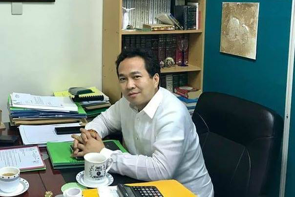 GUNNED DOWN. Lawyer Adilberto Golla Jr died on the spot morning of May 17, 2019. Photo from Golla's Facebook account 