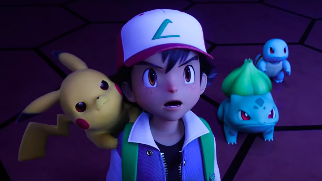 ASH AND PIKACHU. Series protagonists appear in the remake of the 1st PokÃ©mon movie. Image from YouTube/The Official PokÃ©mon YouTube channel 