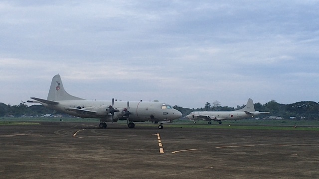 SPY PLANES: Two P3-C Orion spy planes are in Palawan this week for maritime training exercises. Rappler photo 