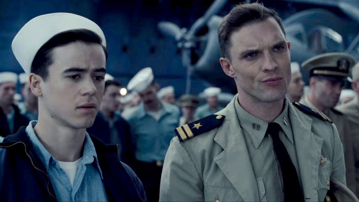 MIDWAY. The new World War II movie 'Midway' opened at the box office as number one. Screenshot from trailer 