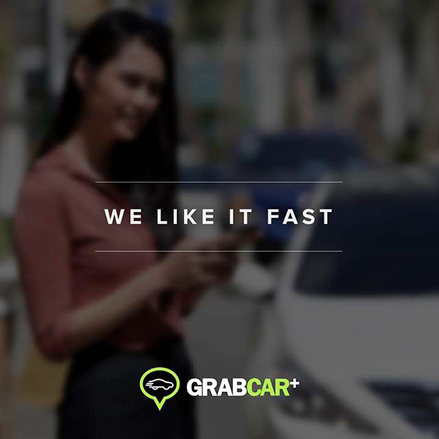 SOFT LAUNCH. GrabTaxi teases about its newest service, the GrabCar+, which has a fleet sedans and sport utility vehicles. Image from GrabTaxi Philippines' Facebook page 