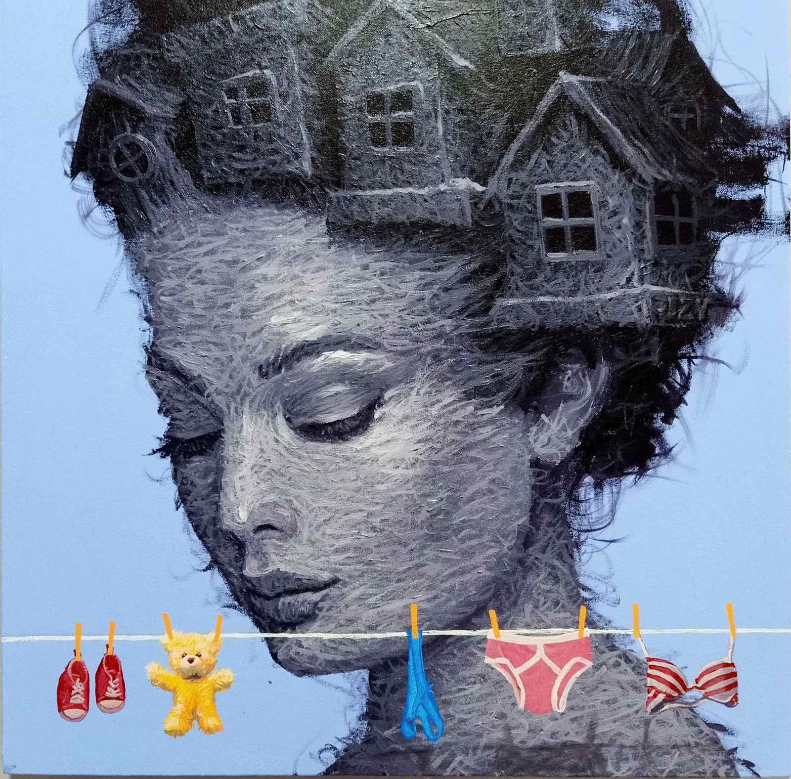 HOME. 'Land Lady' by Jzy Tilos. Photo from Ilonggo Artists against COVID-19