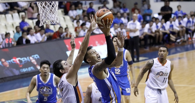 MAIN MAN. Poy Erram submits another all-around game for the NLEX Road Warriors. Photo from PBA Images  