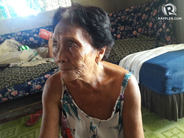 PENSION. Lorita Alarde hopes president-elect Rodrigo Duterte will prioritize increasing pensions for senior citizens like her.