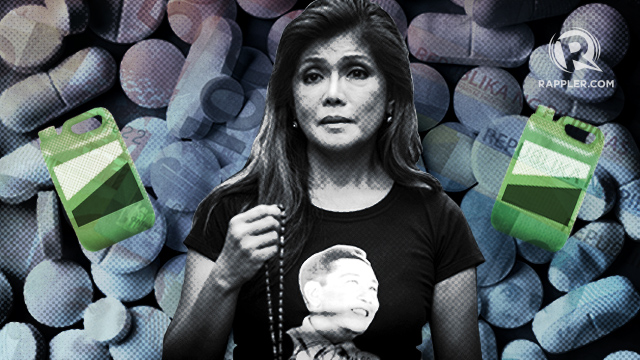 CASH ADVANCES. Ilocos Norte Governor Imee Marcos justifies her use of cash advances to buy medicines, fertilizer, and construction materials. Graphics by Raffy de Guzman/Rappler 