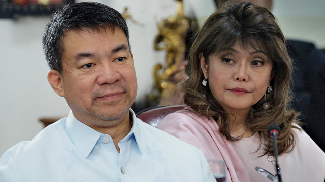 SAME SLATE? Senator Aquilino Pimentel III is open to sharing the same slate with Ilocos Norte Governor Imee Marcos as long as she is not with PDP-Laban.  
