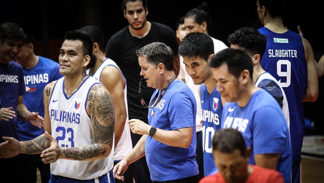 GO FOR GOLD. Tim Cone and Gilas Pilipinas shoot for a 13th straight SEA Games gold medal in men's basketball. Photo by Josh Albelda/Rappler  