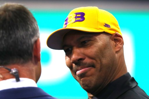 BIG BALLER. LaVar Ball says he's starting a league for players who don't want to stay in college for one season before declaring for the NBA Draft. File photo by Mike Stone/Getty Images North America/AFP  
