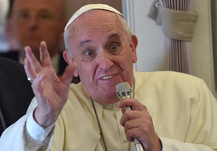 Pope Says Catholics Should Not Breed Like Rabbits