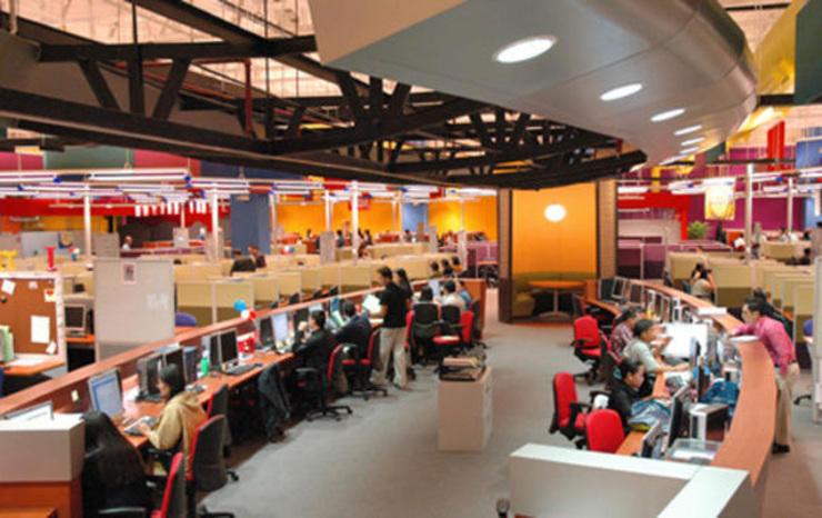 CONNECTING. ASEAN integration holds great promise for the BPO industry. Teletech Cainta production floor, image from Wikipedia
