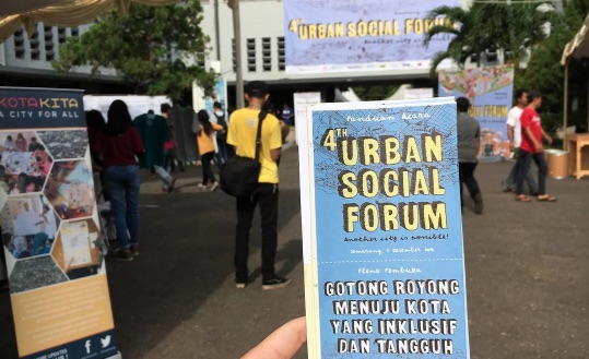 Urban Social Forum ke-4 diselenggarakan di SMA Negeri 1 Semarang, Jawa Tengah, pada Sabtu, 3 Desember. Foto dari Instagram/@urbansocialforum 