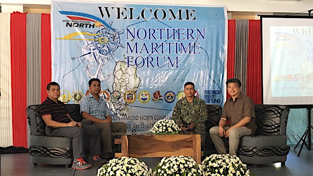 MARITIME FORUM. Northern Luzon Command chief Lieutenant General Emmanuel Salamat
hosts a maritime forum for fishermen in Pangasinan. Photo by Carmela Fonbuena/Rappler.com  