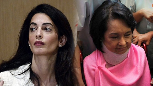 DECEIVED? Karapatan says the UN and human rights lawyer Amal Clooney have been 'misinformed' by the camp of Gloria Macapagal Arroyo on the petition she filed on behalf of the detained former president  