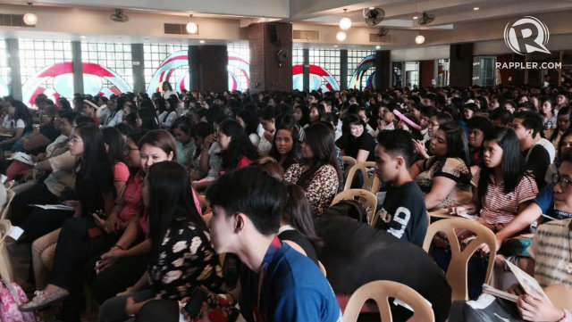 EDUCATION. Psychology students from different universities gather at the first gender and sexuality conference at UP Diliman. Photo by Frances Sayson/Rappler   