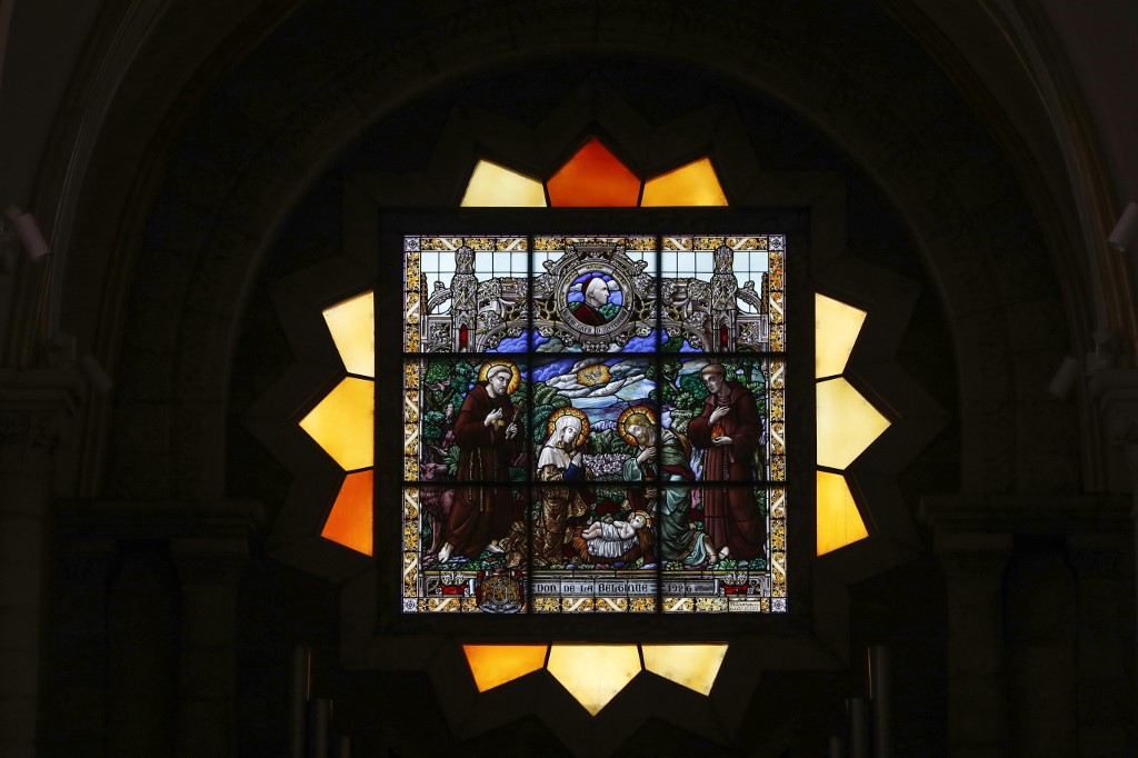 TREASURE. A view of a stained glass window at the Church of the Nativity in the West Bank city of Bethlehem on July 2, 2019. Photo by Ahmad Gharabli/AFP  