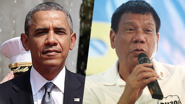 BILATERAL TALKS. US President Barack Obama (left) and Philippine President Rodrigo Duterte are expected to meet at the sidelines of the ASEAN Summit and related Summits in Laos in early September 2016. 