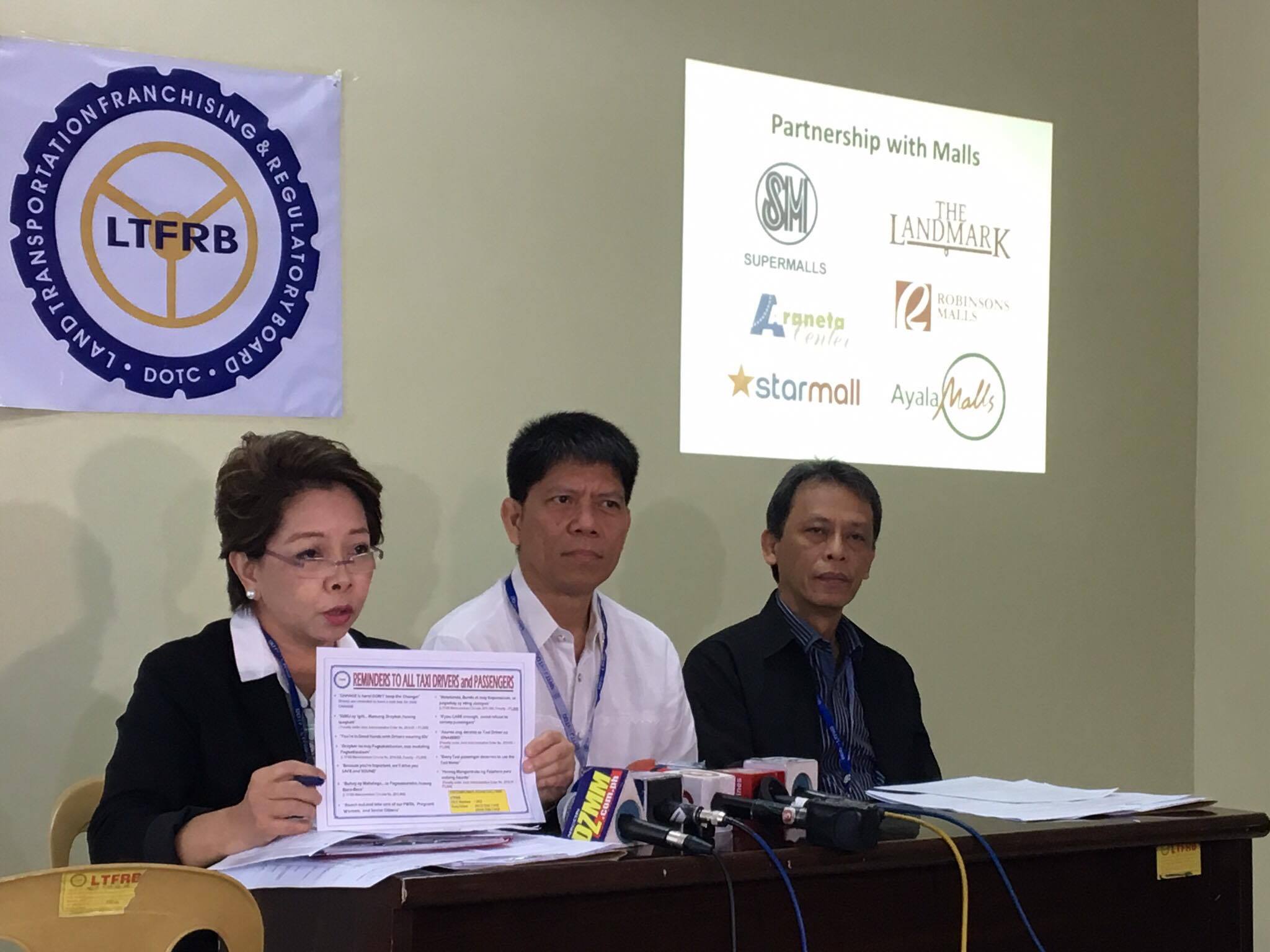 OPLAN ISNABERO. The Land Transportation Franchising and Regulatory Board launches its Oplan Isnabero on December 14, 2016 against erring taxi drivers nationwide. Photo by Khristine Montenegro/Rappler 