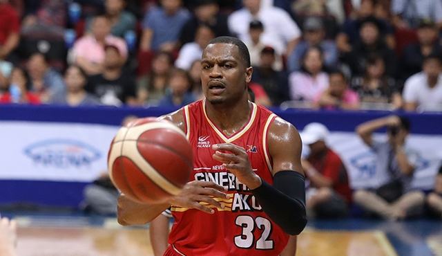 ALIVE AND KICKING. Justin Brownlee and Barangay Ginebra avert elimination. Photo from PBA Images  