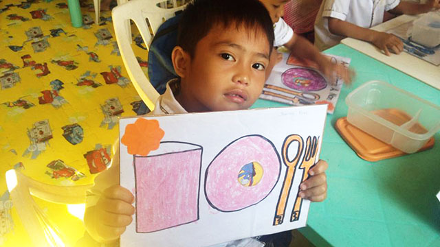 FOR THE FUTURE. Children are oriented on the proper health and nutrition.