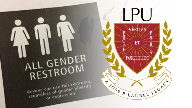SOGIE. The Lyceum of the Philippines University-Manila approves the creation of its first gender-neutral restroom, a unisex public toilet that caters to people of any gender or gender identity. 
   