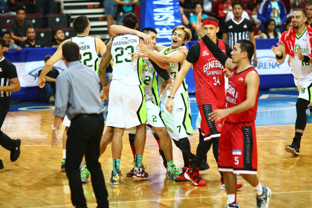 CONTROVERSY. Globalport earned its first ever semifinals seat, but not without controversy. Photo by Josh Albelda/Rappler 
