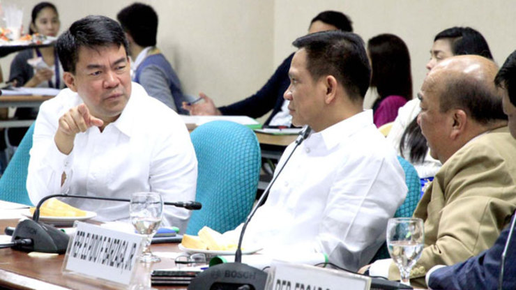 AUTOMATED POLL. The Senate Committee on Joint Congressional Oversight Committee on Automated Election System discussed unresolved issues in the past two automated polls. Photo from Senate PRIB
