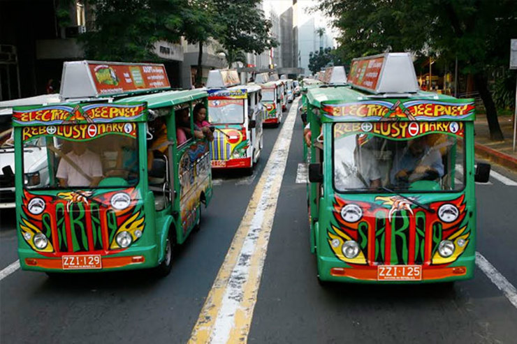 MAKATI GREEN ROUTES. These eJeepneys ply around Legaspi and Salcedo villages in Makati.