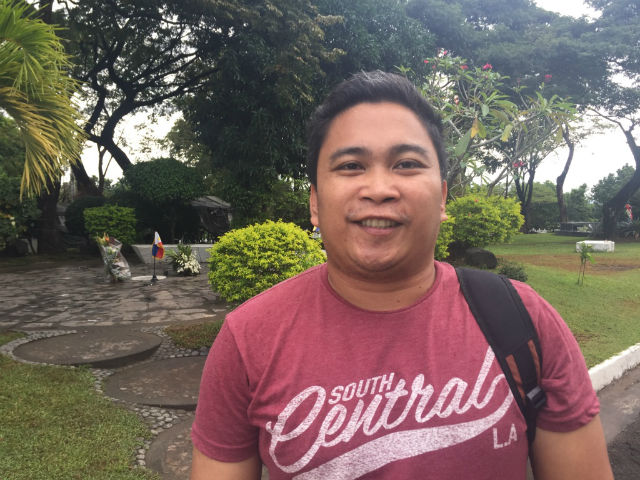 'MOVE ON.' Marconie Gamboa believes Marcos deserves to be buried at the Libingan ng mga Bayani alongside his uncle. Photo by Mara Cepeda/Rappler  