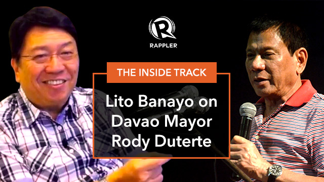 ONTO 2016. What are the challenges in running a Duterte presidential campaign? Angelito Banayo answers this and other questions in this Rappler podcast. Rappler file photo 