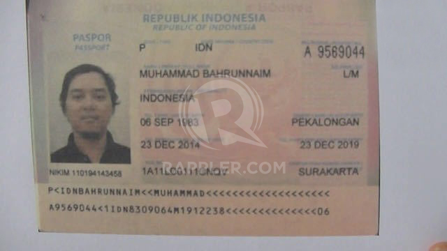 ORGANIZER. Bahrum Naim is the man alleged to be behind the terrorist attacks in Jakarta. Sourced by Rappler  
