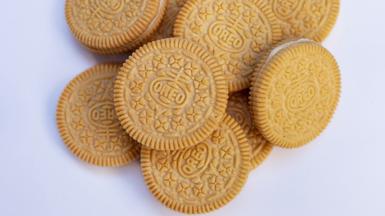 GOLDEN OREO. The limited edition Oreo cookie flavor is available in leading supermarkets nationwide. Photo courtesy of Mondelez Philippines 