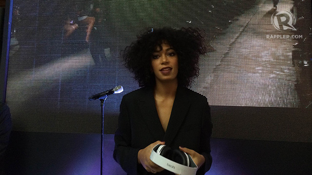 READY TO PLAY. Solange Knowles at the Joseph store opening. Photo by Rappler 