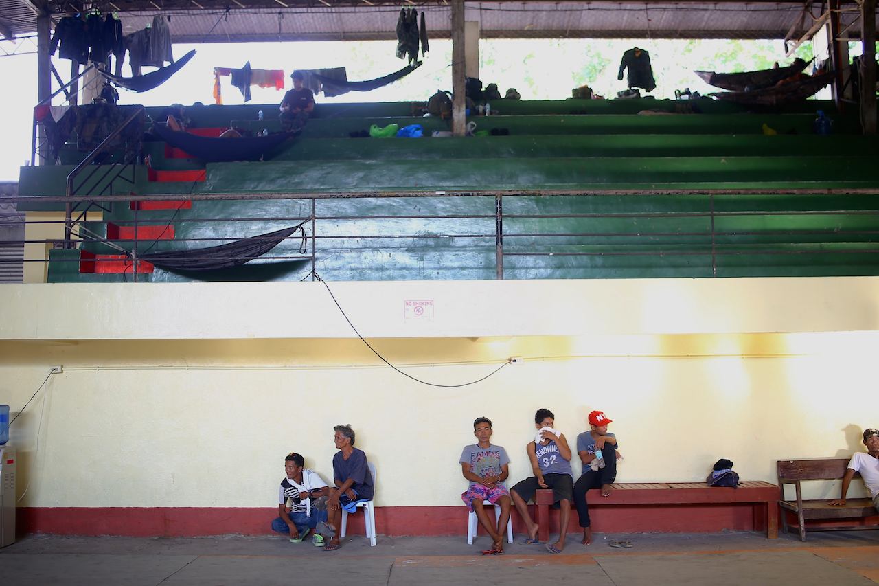 The Kidapawan gym that now doubles as a detention center. Photo by Ferdinandh Cabrera / Rappler.com  