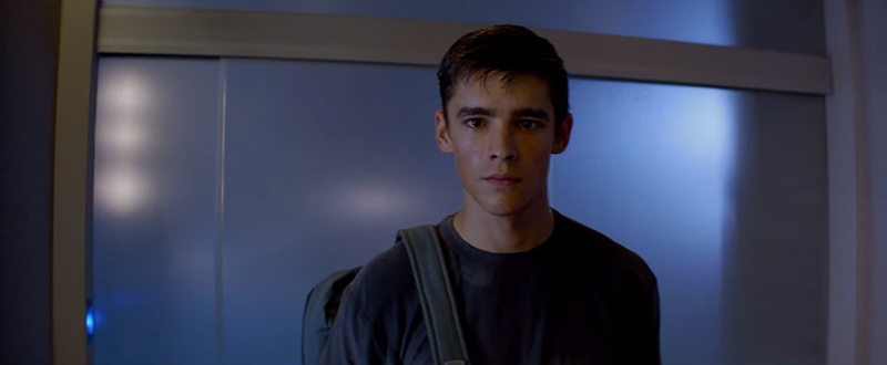 THE GIVER. Brenton Thwaites plays Jonas, who is assigned to become the Receiver of Memory. Screengrab from YouTube 