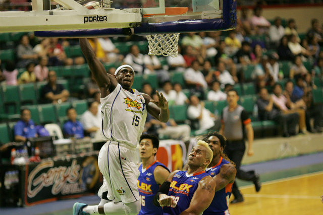 Steffphon Pettigrew led the Texters with 26 points and 7 rebounds. Photo by PBA Images 