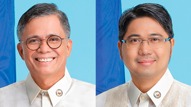 WITHDRAWAL. (From L-R) Pictured here are Abang Lingkod Representative Joseph Stephen Paduano and Kabayan Representative Ron Salo. Photos from the House of Representatives' website 