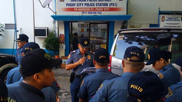 TASK FORCE. File photo of a police station in Pasay City. From the PasayPulis Facebook 