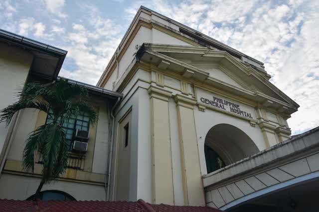 PGH. The facade of the Philippine General Hospital in Manila. File photo by LeAnne Jazul/Rappler 
