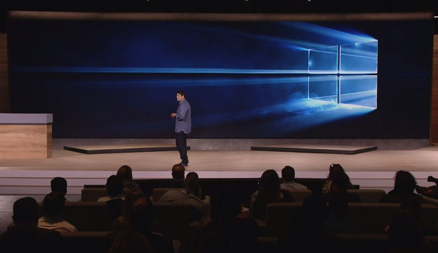 TERRY MYERSON. Screen shots from Microsoft livestream 