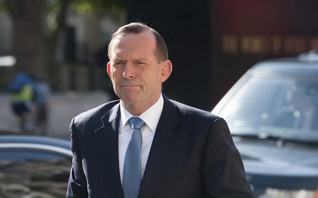 File photo of Australian Prime Minister Tony Abbott by Will Oliver/EPA.