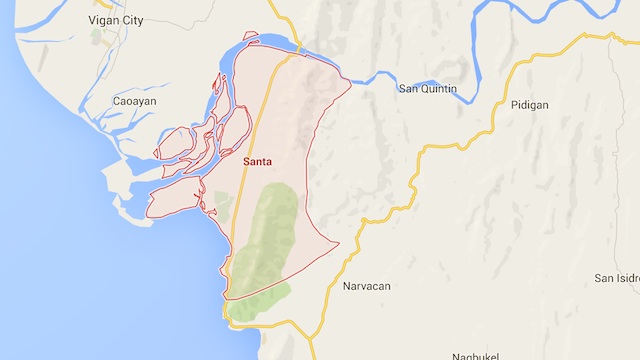 Santa Ilocos Sur Map Ndrrmc Sends Relief To Flooded Santa Town In Ilocos Sur