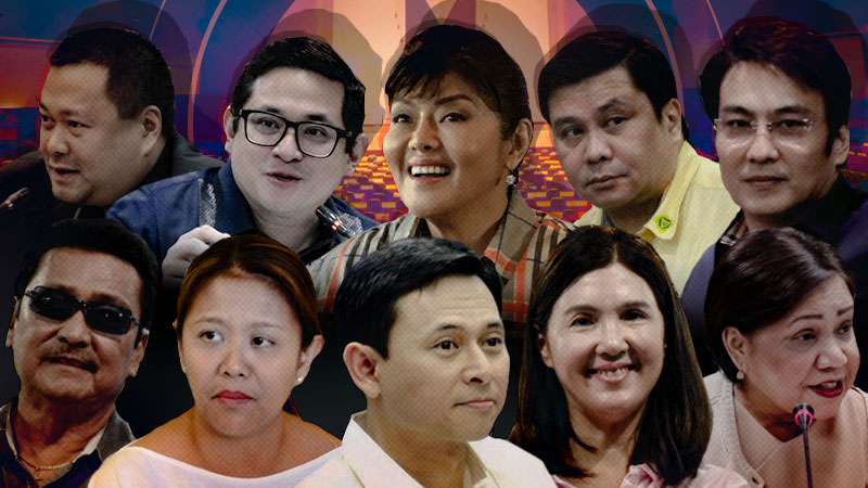 DYNASTIES. Ten of the 14 senatorial candidates in the winning circle come from political dynasties. 